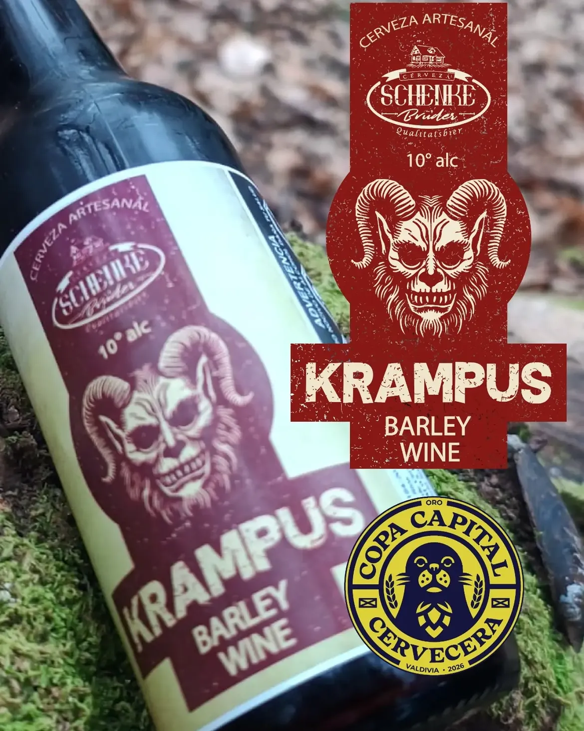 Krampus Barley Wine (Barley Wine) — Medalla de Oro, Copa Capital Cervecera 2026